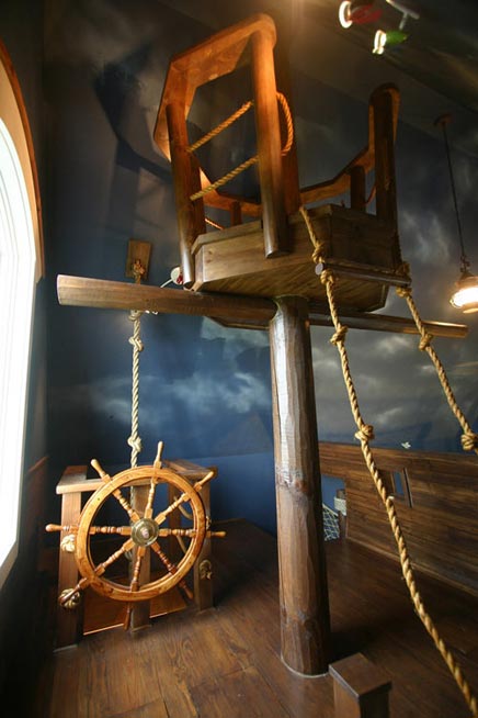 Kinderzimmer mit einem Thema Piraten Kinderzimmer mit einem Thema Piraten