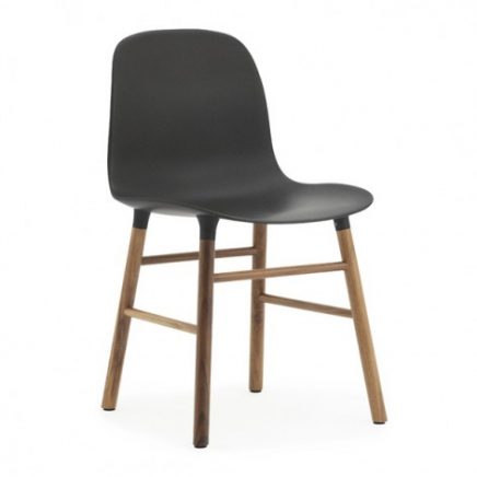 zwarte normann copenhagen form chair stoel
