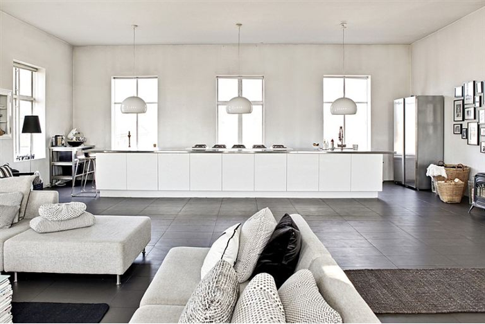 Wonderlijk Mooie witte open keuken | Inrichting-huis.com KE-77