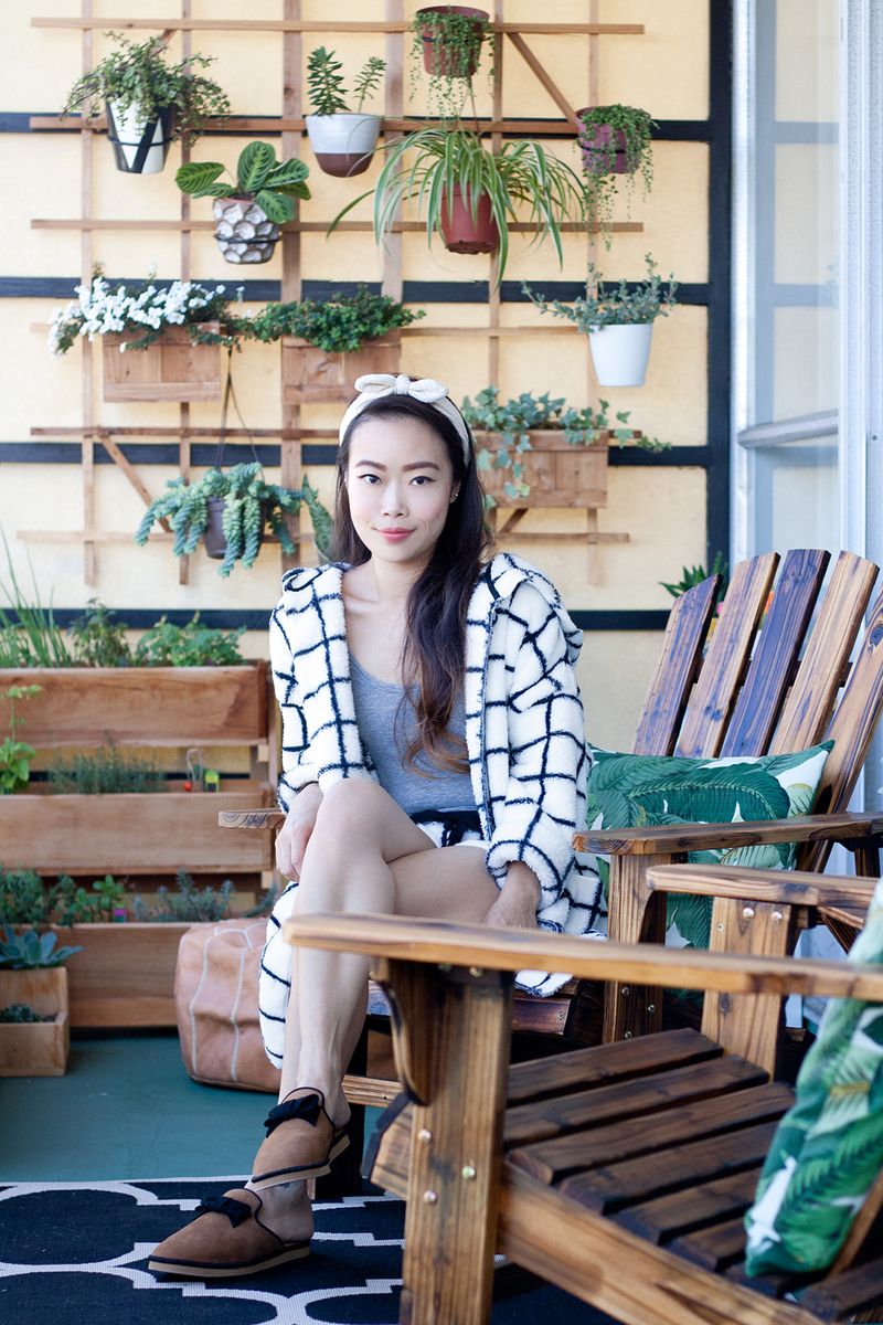 Het balkon van stylist en fashion blogger Toshiko