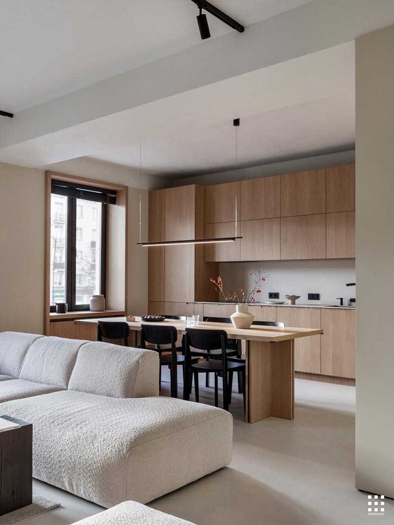 beige apartment een minimalistisch warm interieur