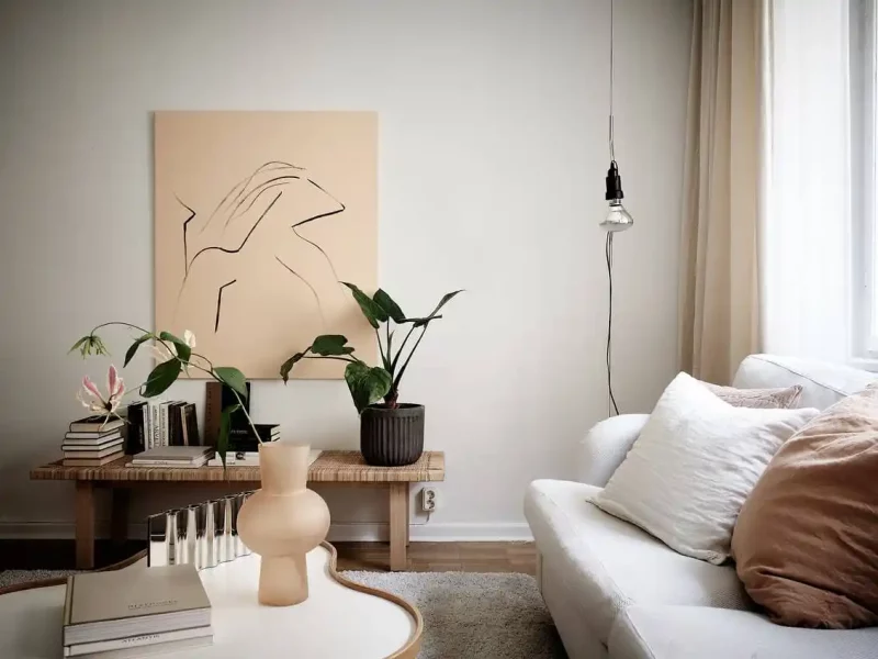 beige combineren interieur