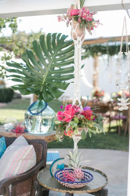 Bohemian bruiloft in de tuin