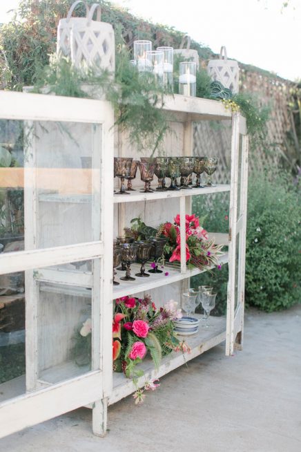 Bohemian bruiloft in de tuin