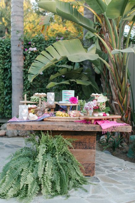 Bohemian bruiloft in de tuin