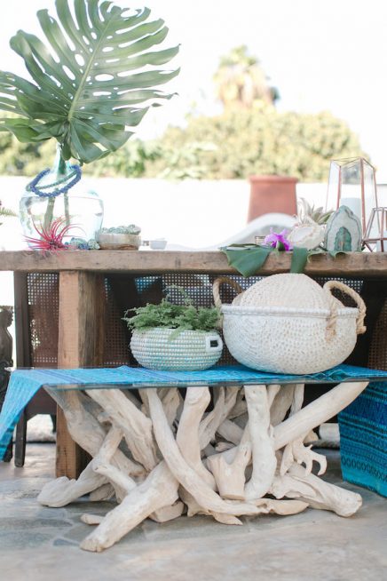 Bohemian bruiloft in de tuin