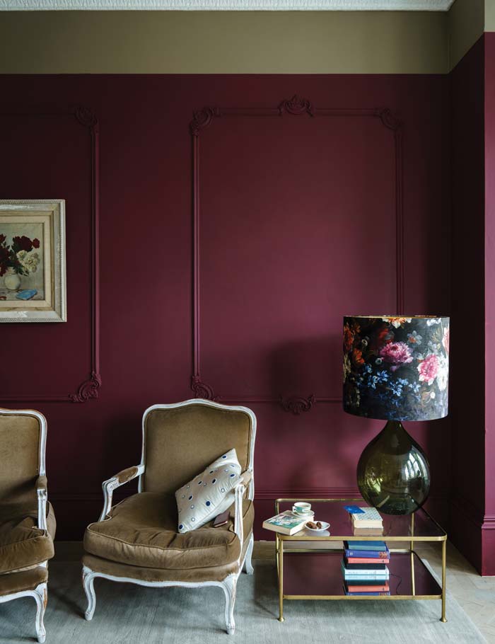 spoel actrice zakdoek Bordeaux rood interieur | Inrichting-huis.com