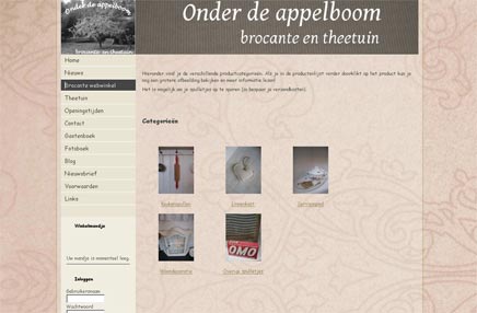 Brocante webwinkel Onder de appelboom Brocante & Theetuin