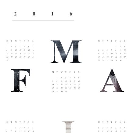 Coco Lapine kalender 2016