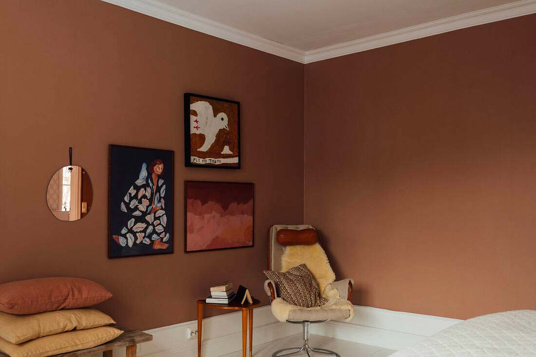 cognac kleur interieur