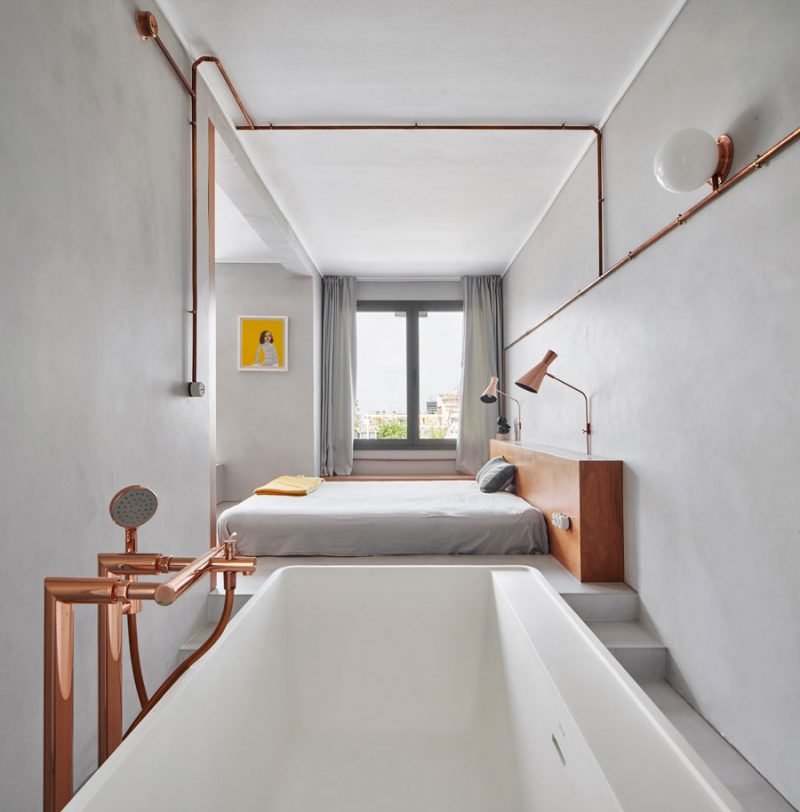 De Olympische jachthaven is de inspiratiebron voor het ontwerp van dit kleine appartement uit Barcelona!