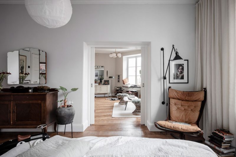 Dit super mooie appartement heeft een charmante vintage look gekregen!