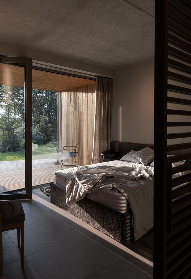 duurzame woning slaapkamer aardetinten