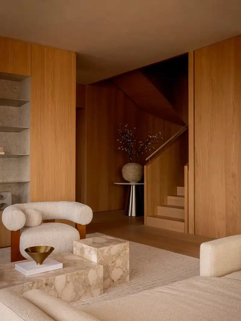 eikenhout interieur trap wanden
