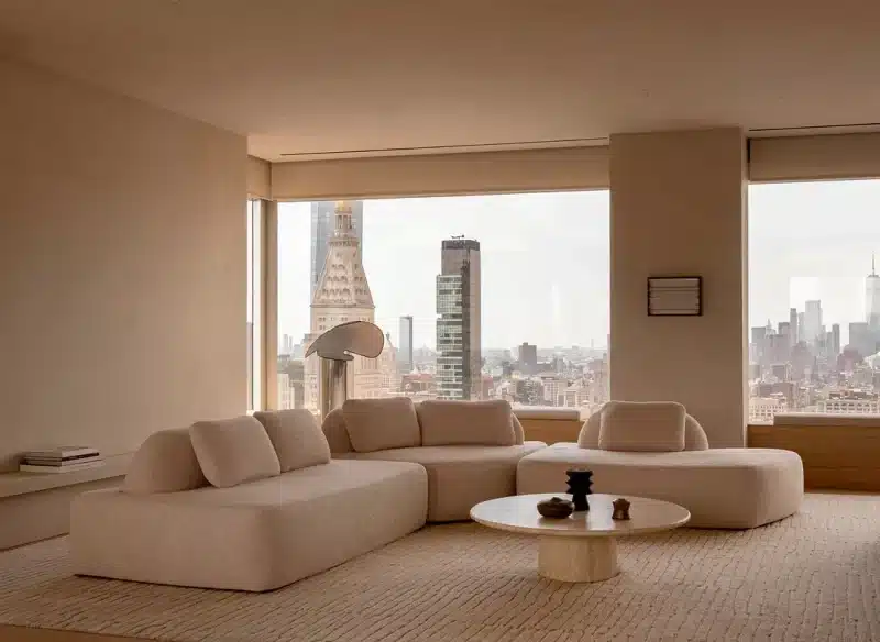 grote ramen appartement new york uitzicht