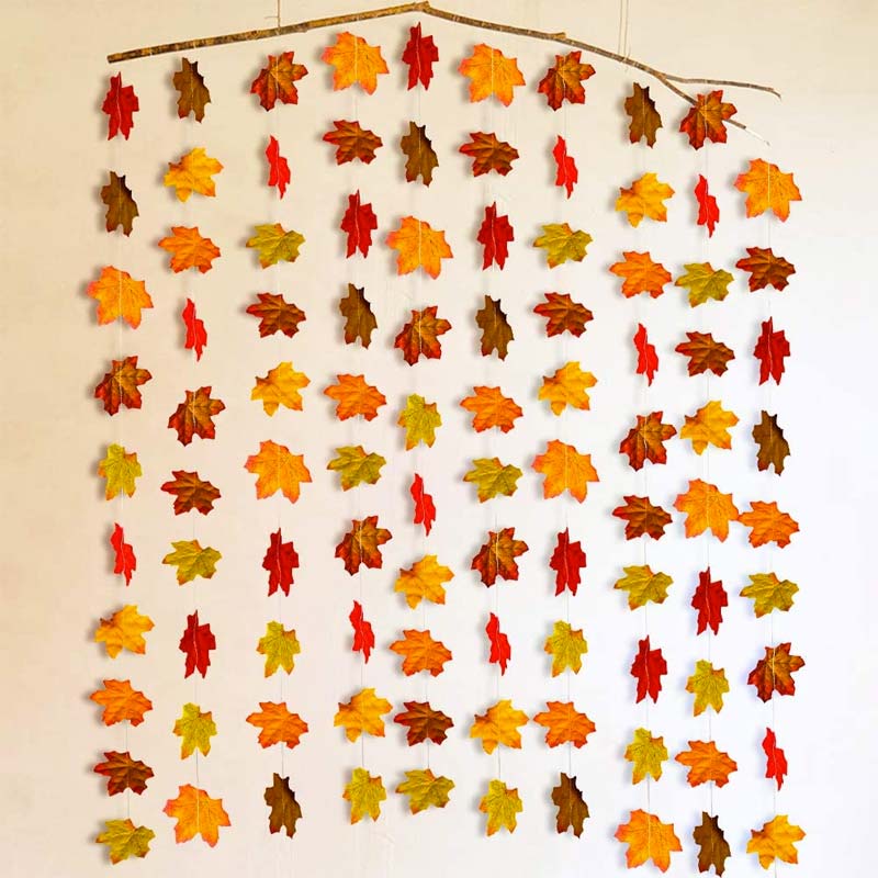 herfst decoratie huis gedroogde bladeren wandhanger