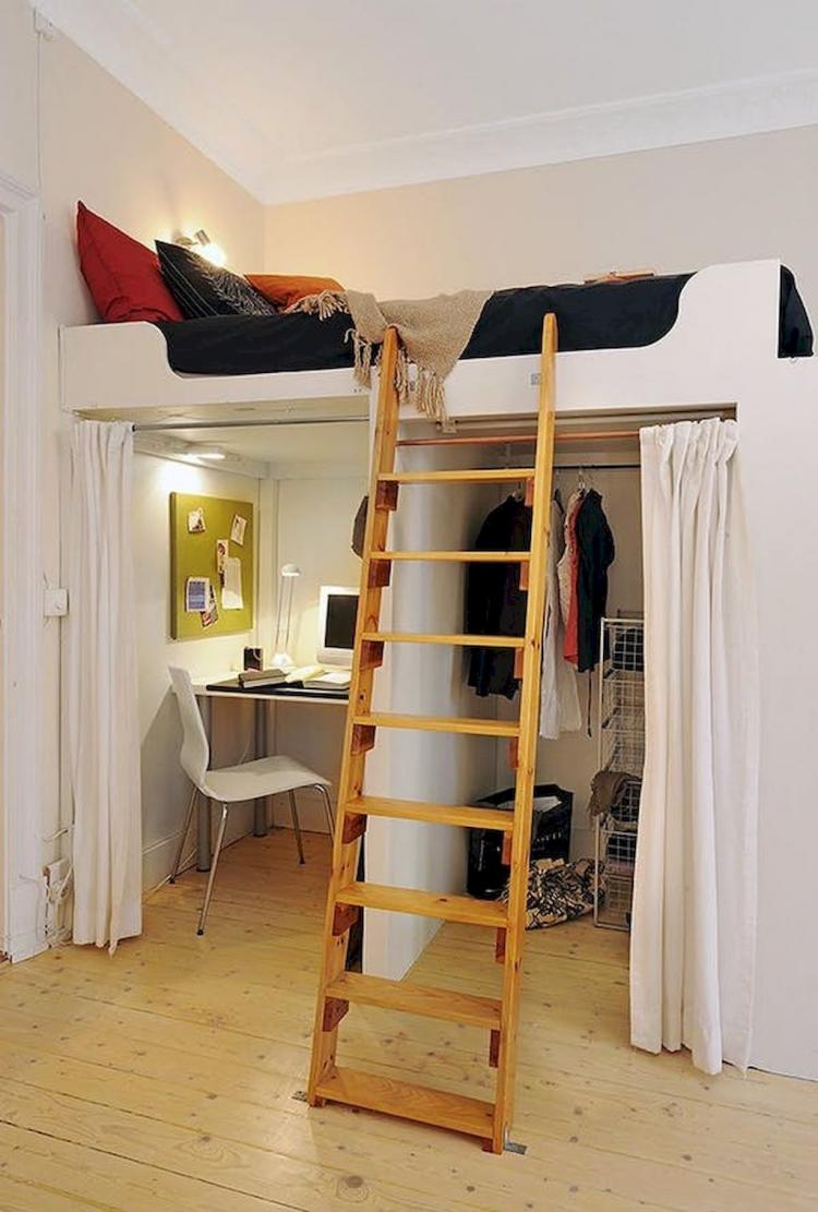 hoogslaper klein appartement
