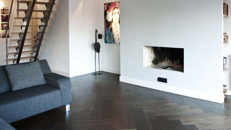 houten visgraat vloer modern klassiek