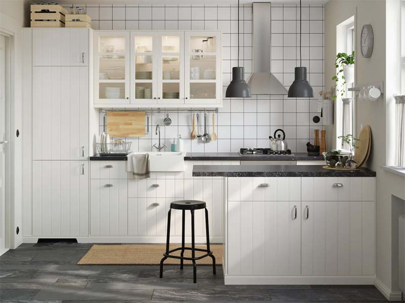 Landelijk witte IKEA keuken