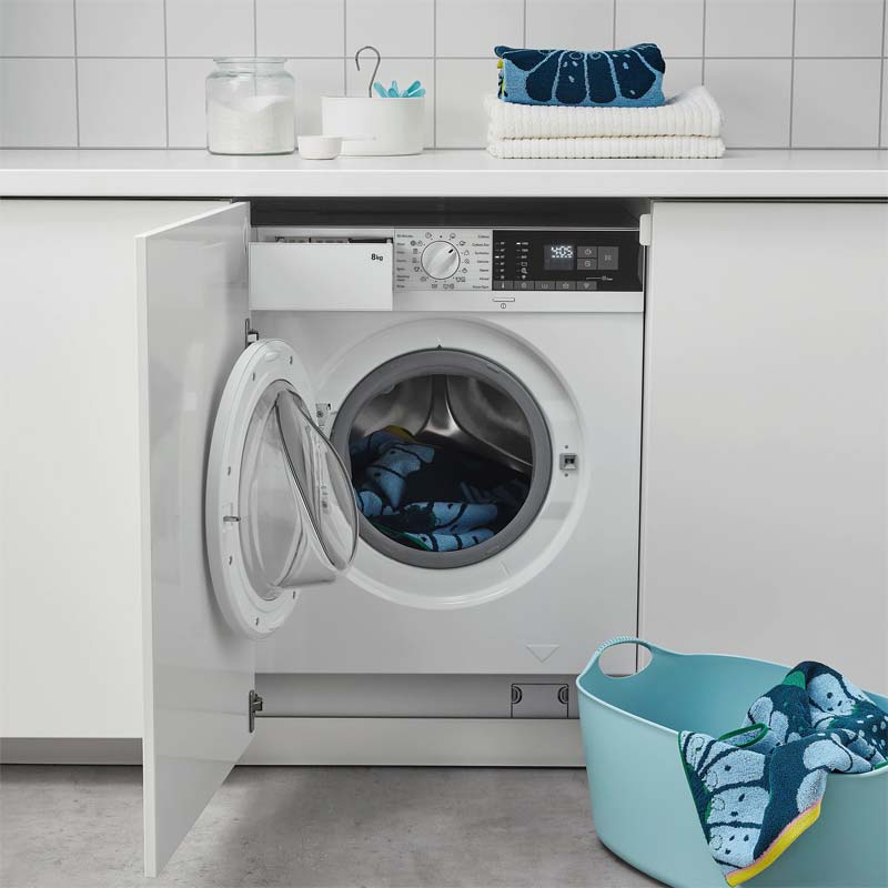 ikea wasmachine in enhet keuken