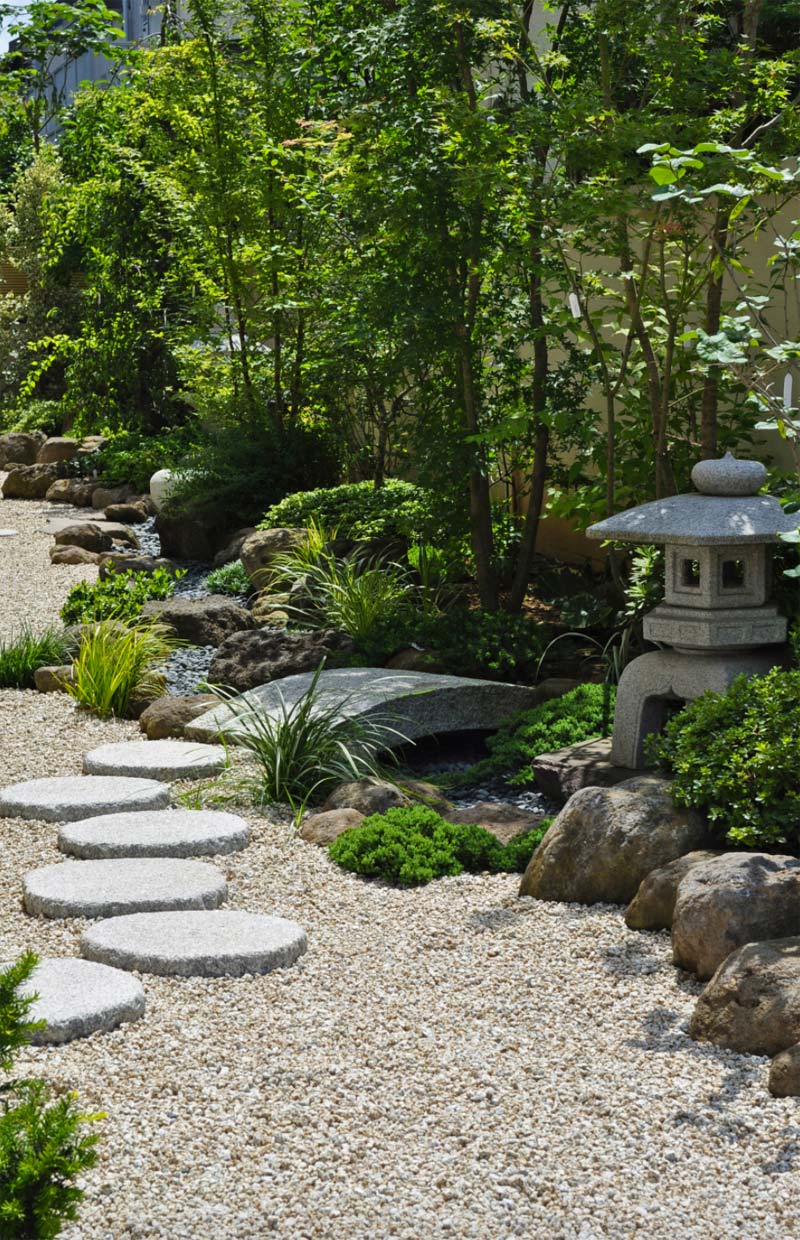 japanse tuin looppad grind