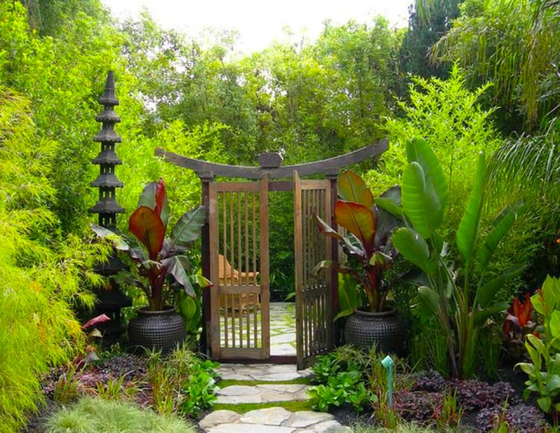 japanse tuin poort