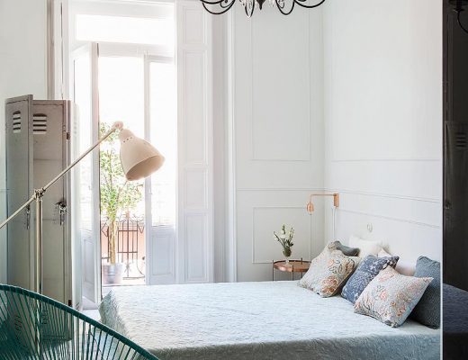 Klassieke karakteristieke slaapkamer uit Madrid