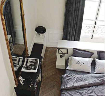 Klassieke slaapkamer van architect Isabelle Stanislas