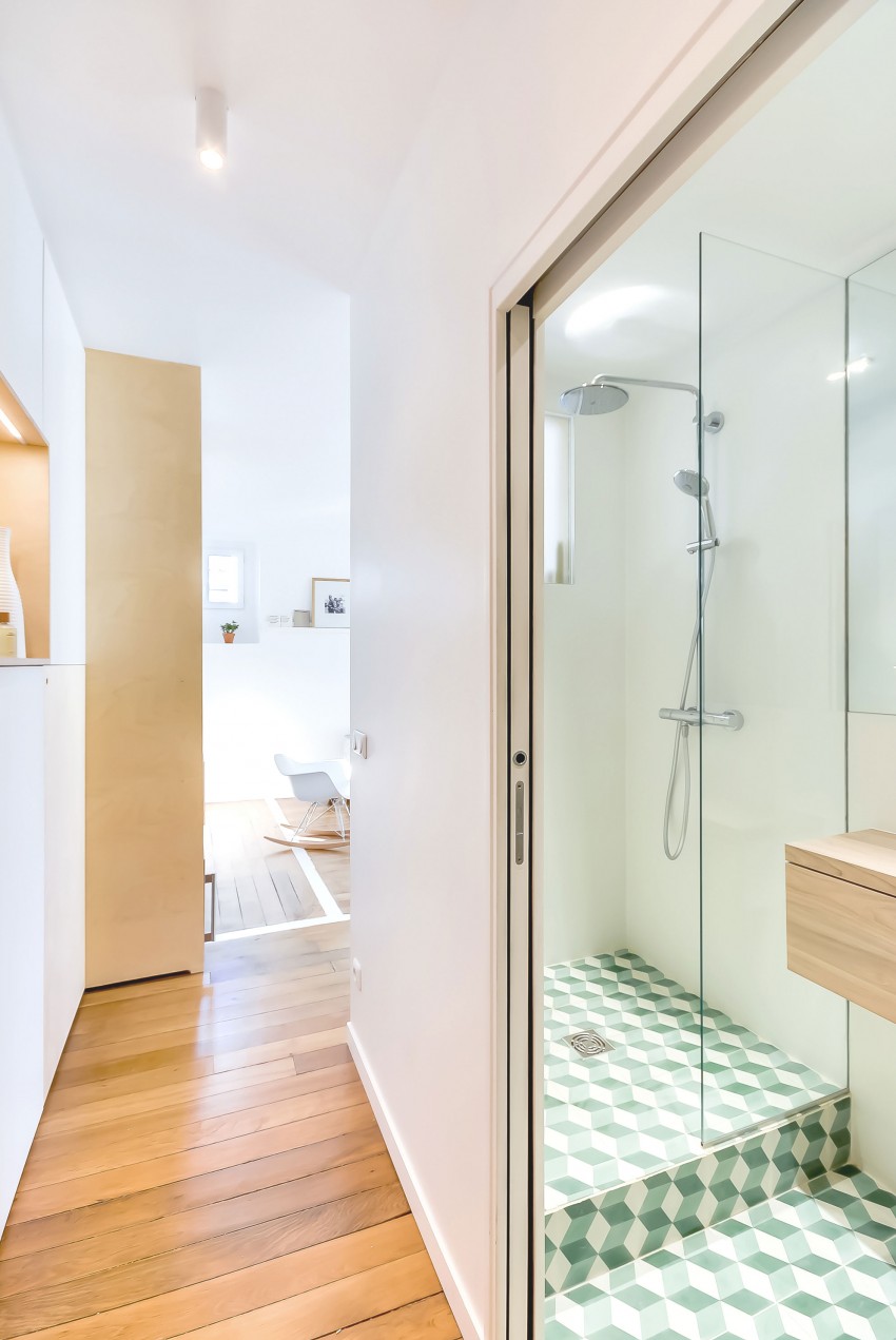 Kleine badkamer met praktische indeling