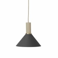 Ferm Living Collect Cone Zwart Low Hanglamp | 208,-