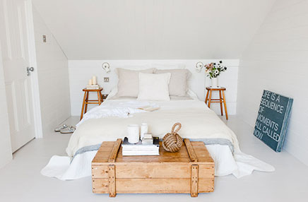 Leuke slaapkamer styling van interieurstylist Heidi Maude