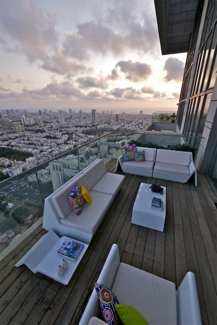 Luxe balkon inspiratie penthouse