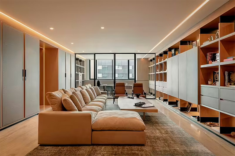 luxe woonkamer penthouse brasilia