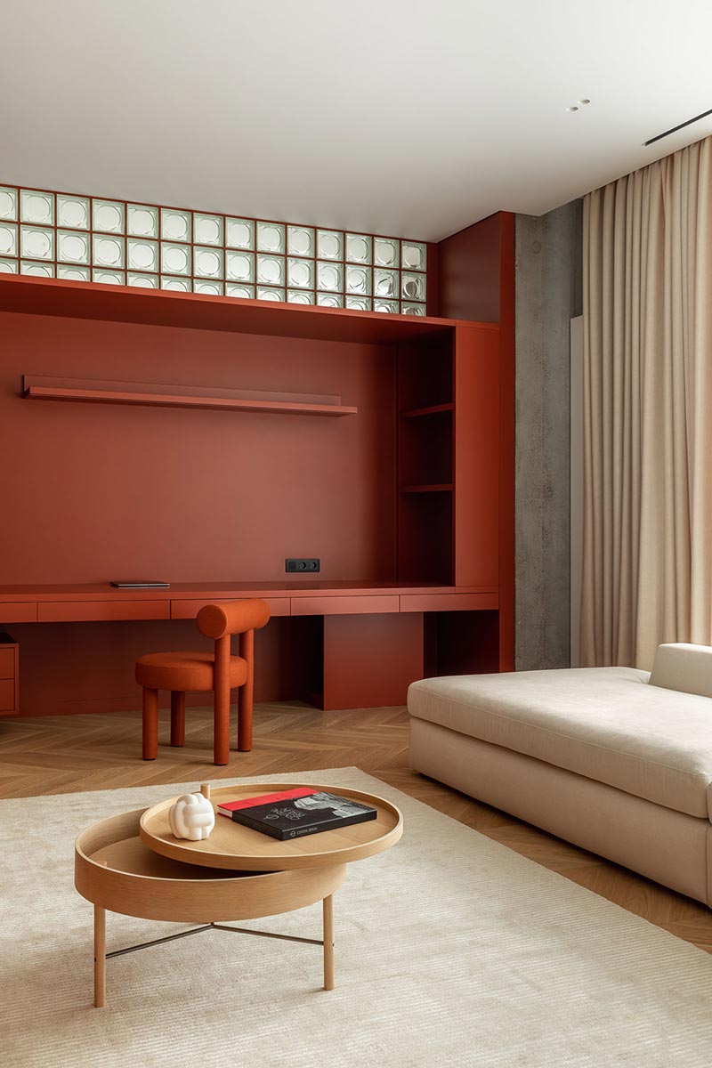 maatwerk werkplek kast woonkamer