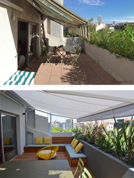 Metamorfose van een terras van 20m2