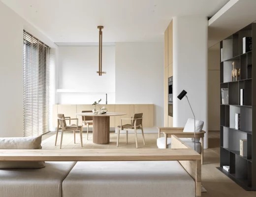 modern minimalistisch interieur met een aziatische elegantie