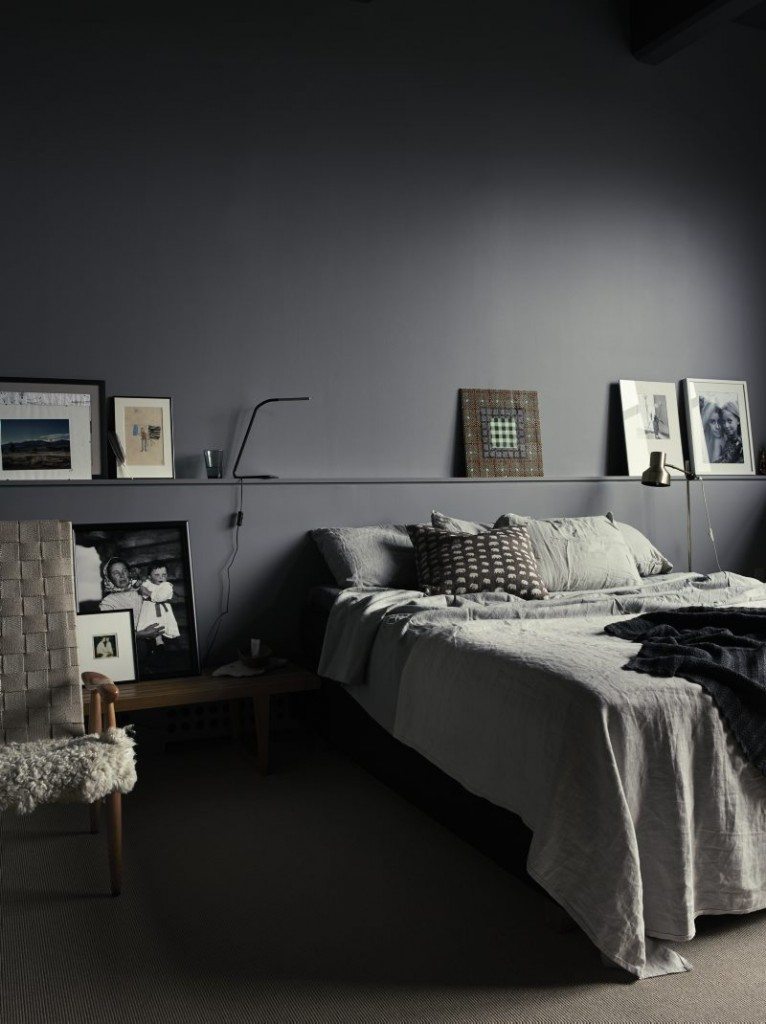 Monochrome slaapkamer van Pia Ulin