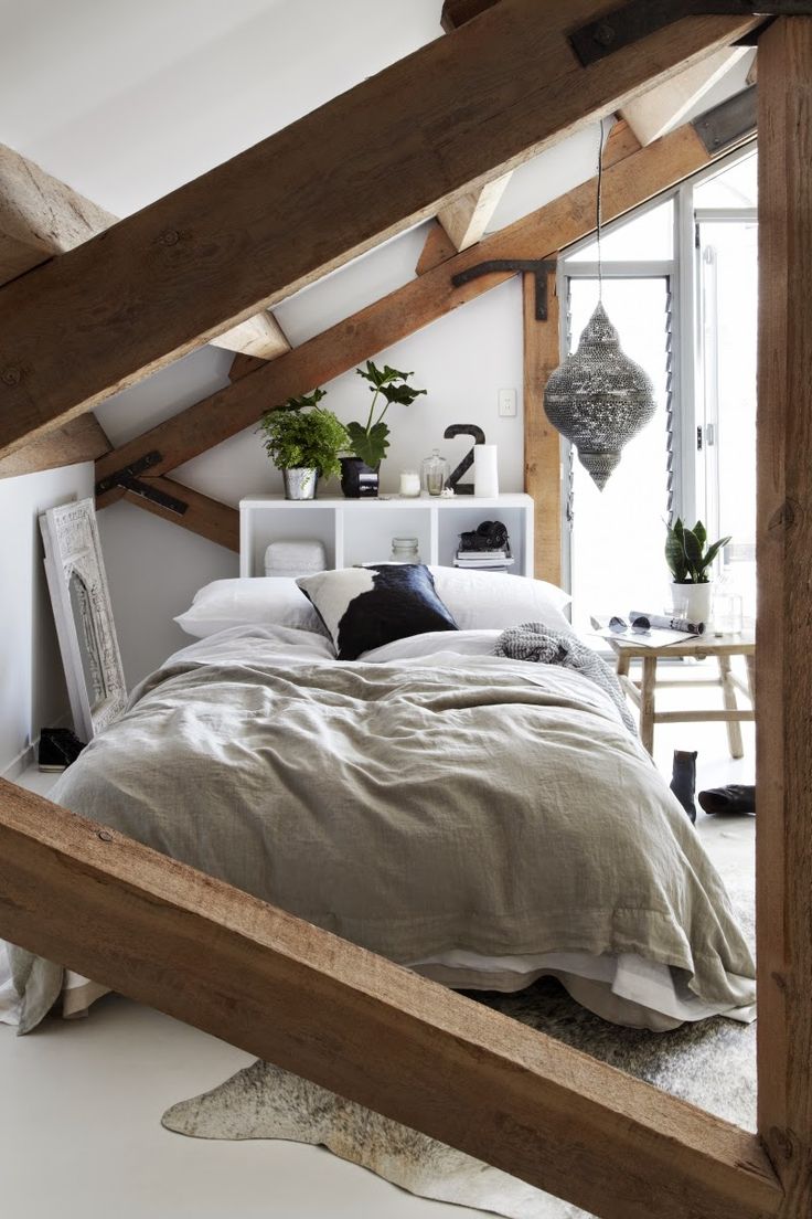 Spiksplinternieuw 15x Mooiste slaapkamers op zolder | Inrichting-huis.com RO-85