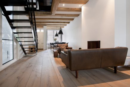 Nieuwbouw achter authentiek herenhuis