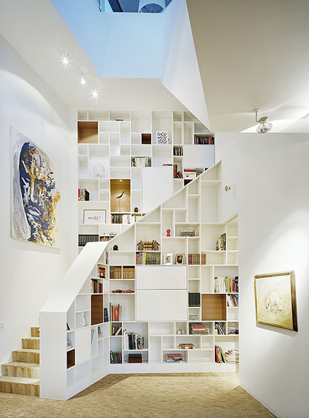 Boekenkast trap
