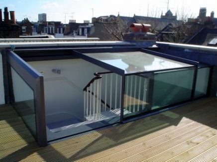 Praktische toegang tot een dakterras