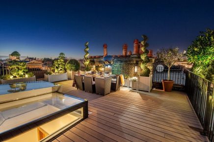 Praktische toegang tot een dakterras