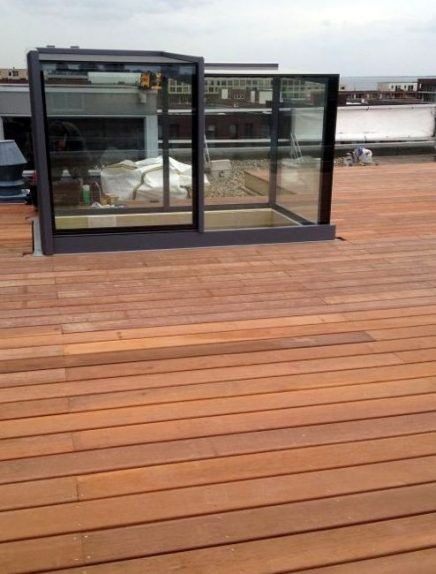 Praktische toegang tot een dakterras