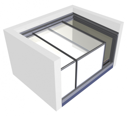 Praktische toegang tot een dakterras