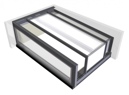 Praktische toegang tot een dakterras