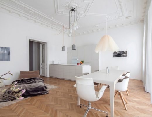 Renovatie van een klassiek 1900 appartement uit Wenen