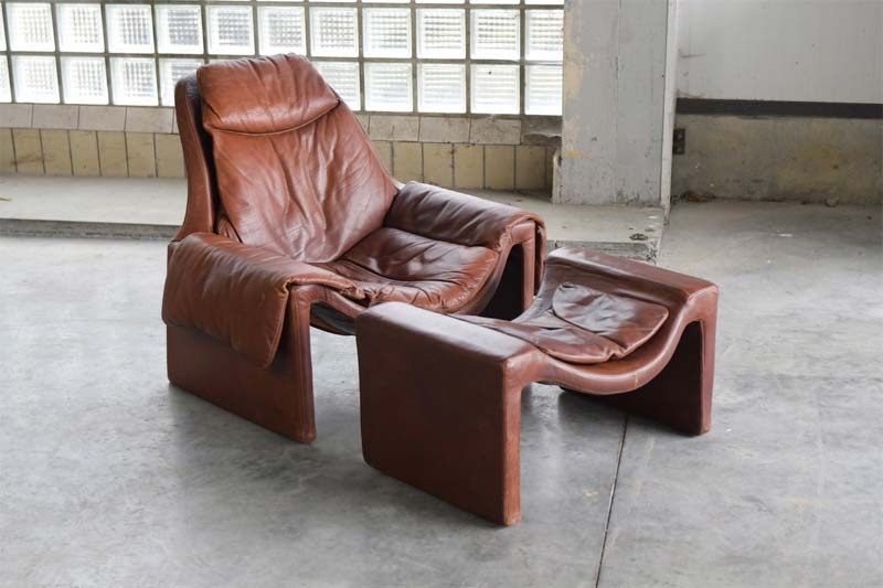 retro meubels Vittorio Introini Saporiti lounge chair