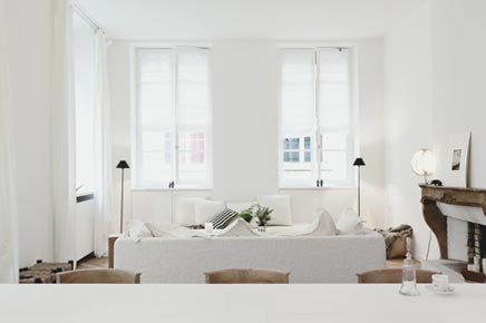 Romantische woninginrichting appartement Parijs