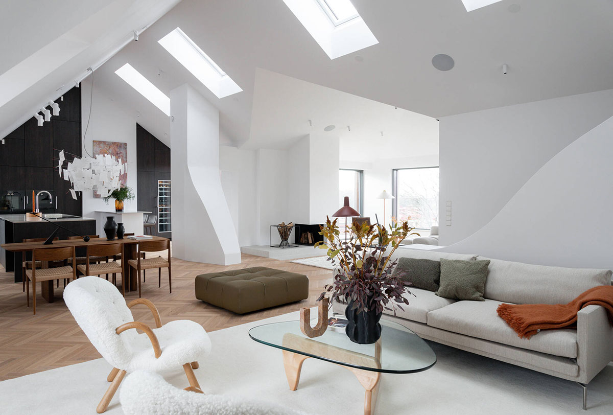 Dit 100 jaar oude appartement is super strak en luxe verbouwd ...
