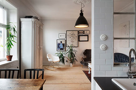 Schattige keuken loft Stockholm